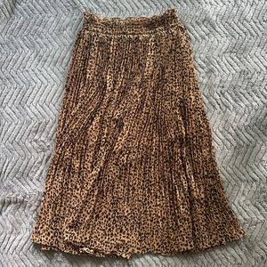Leopard Print Skirt